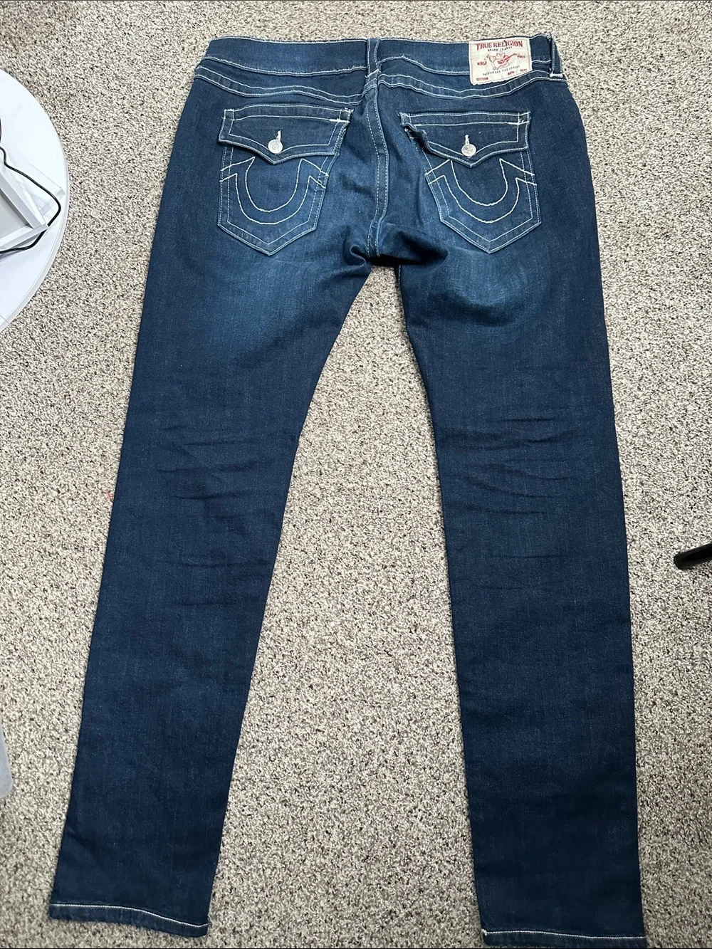 True religion Rocco relaxed skiny Men's Dark Blue Slim Fit Jeans 38